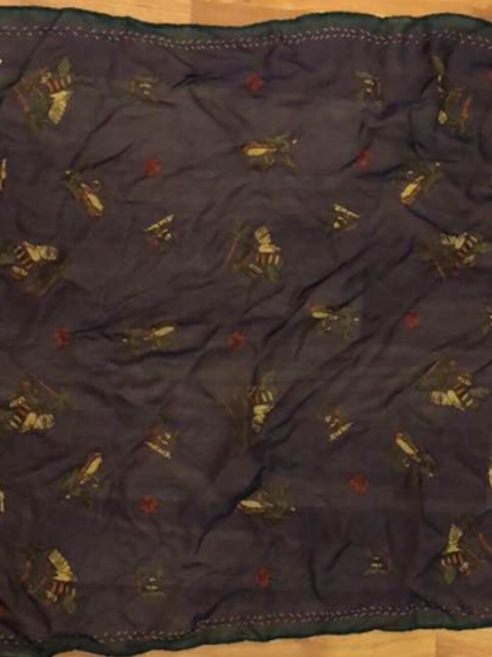Tiki Silk Scarf Palm Trees and Huts Gap